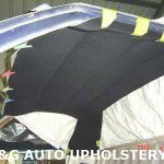 Holden HK HT HG PANEL VAN Headlining Velour Black