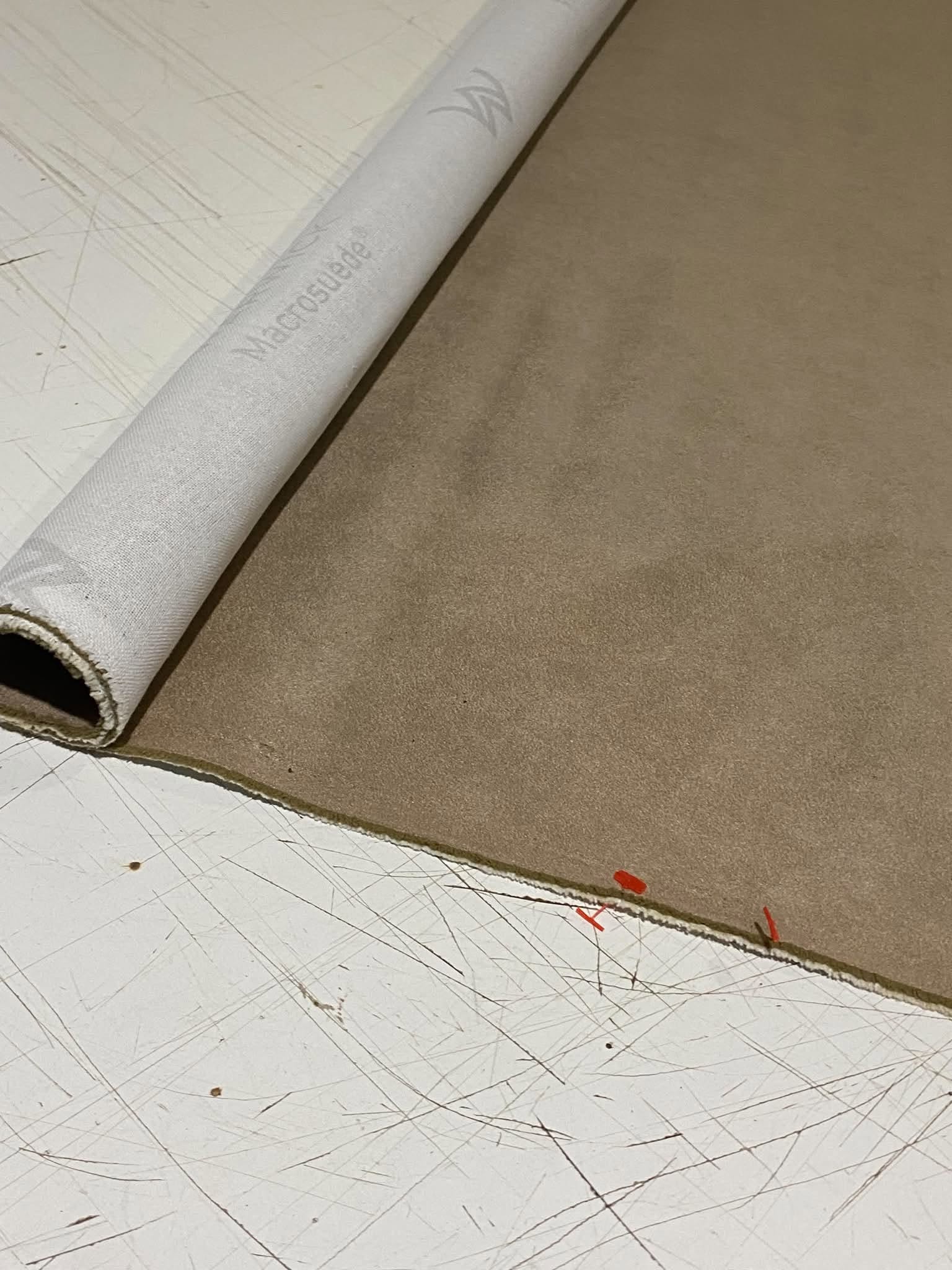 Datsun 1200 Ute Mushroom Suede headlining - Image 2